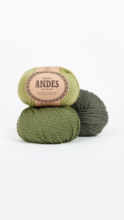 DROPS Andes zelená 7820