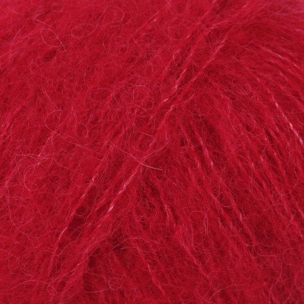 DROPS Brushed Alpaca Silk červená 07
