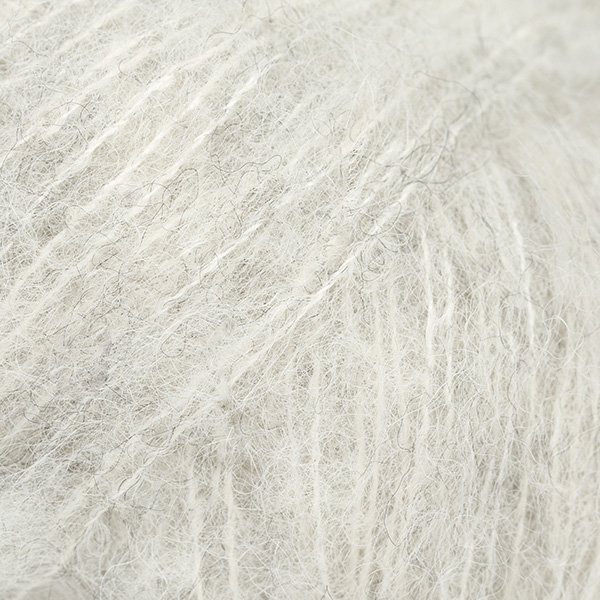 DROPS Brushed Alpaca Silk perlovo šedá 35