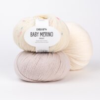 DROPS Baby Merino 70 jemná šedohnedá mix