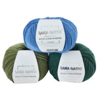 Eco Cashmere kašmír lesná zelená 9481