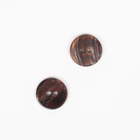 Perleťový gombík 18 mm 818 - hnedý
