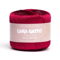 Lana Gatto Paillettes červená 30101